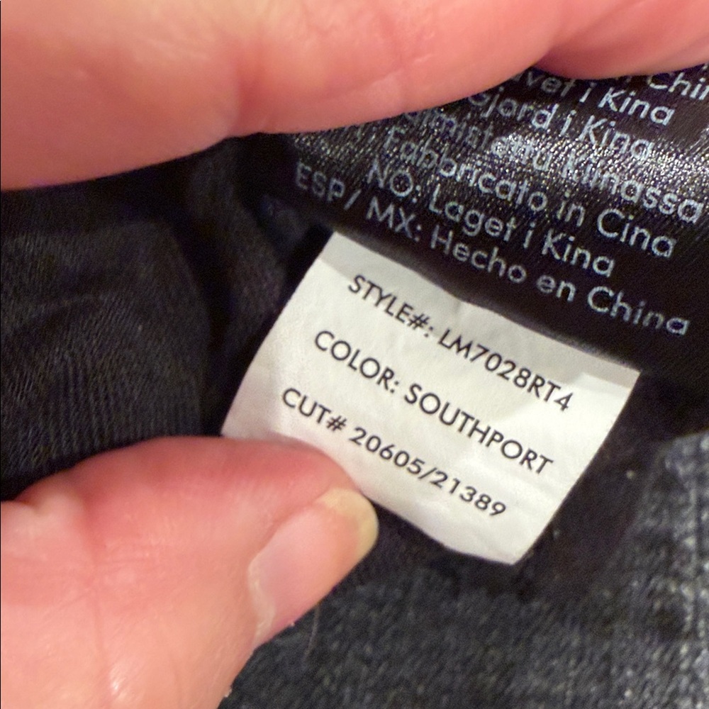 Liverpool the Crop Flare Jeans Size 2 / 26 Charcoal Wash Subtle Distressing - Picture 9 of 9